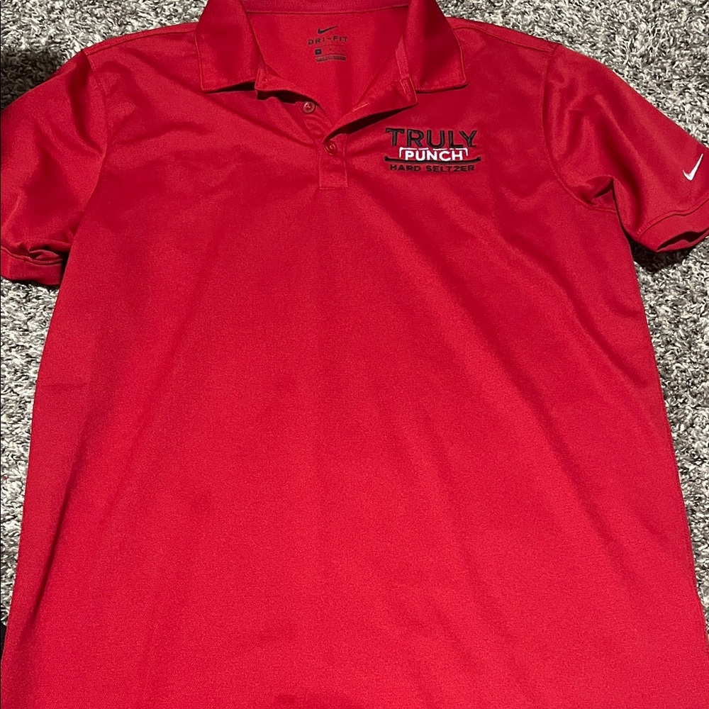 Nike Vibrant Red Polo Shirt